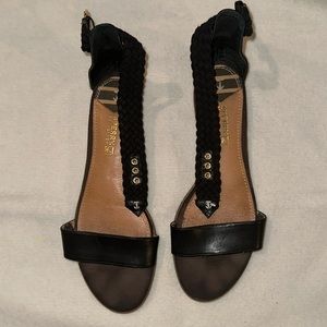 Black Sperry Sliders